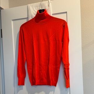 NWT-Women’s Pink Tartan Tangerine Turtleneck Sweater